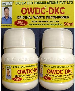 New OWDC Original Waste decomposer Pack of 2 Pouch Powder Form : Amazon ...