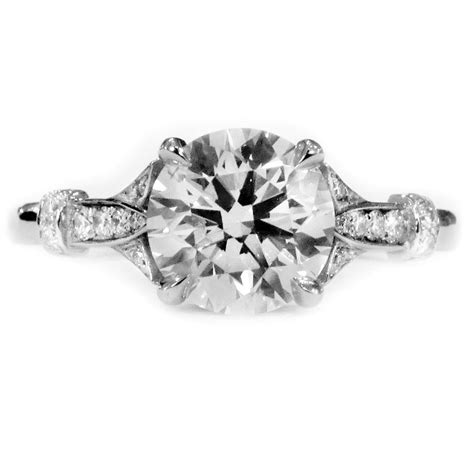 Minna Nature-Inspired 2ct Diamond Engagement Ring | Unique Engagement ...