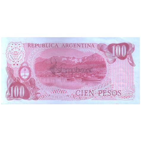 ARGENTINA 100 PESOS 1976-78 P-302a(2) UNC – Stampboxx