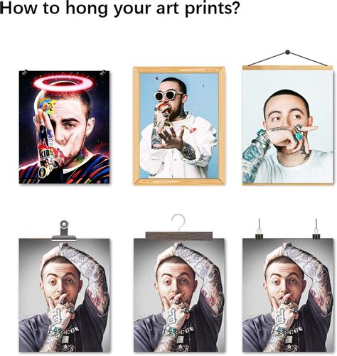 Buy pictures Mac Miller Poster - Rapper Wall Art - Set of 6 Frameless ...
