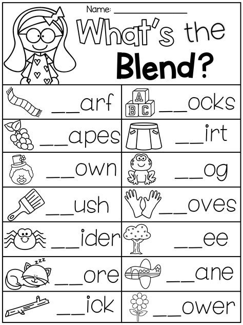 Blends Worksheets - S Blends, L Blends, R Blends | Blends worksheets ...