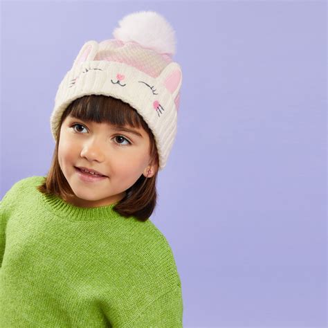 Faux Fur Ombre Bunny Hat - 3-6 years - Accessorize India