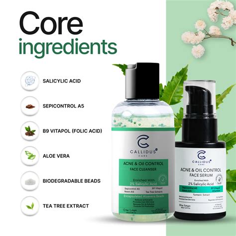 Anti-Acne Combo – Cleanser + Serum with Salicylic Acid & Neem ...