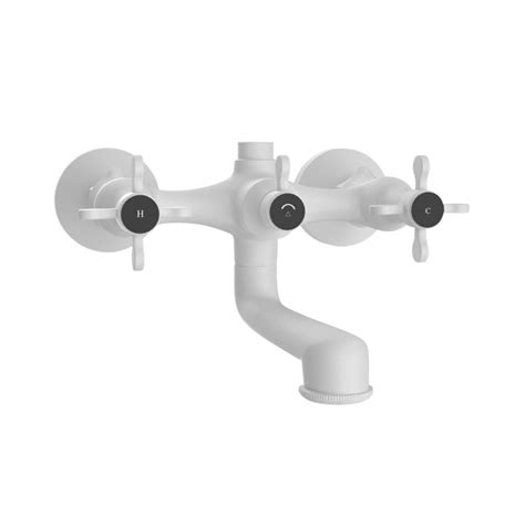 Jaquar 2 Way Wall Mixer Queens Prime QQP-WHM-7217PM Normal Flow - White ...