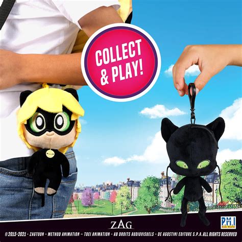 P.M.I. Miraculous Ladybug Plush Clip-on Toys - Collectible India | Ubuy