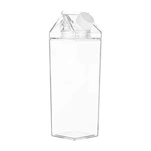 MERISHOPP™ Milk Carton Water Bottle Portable Juice Bottle for Travel ...