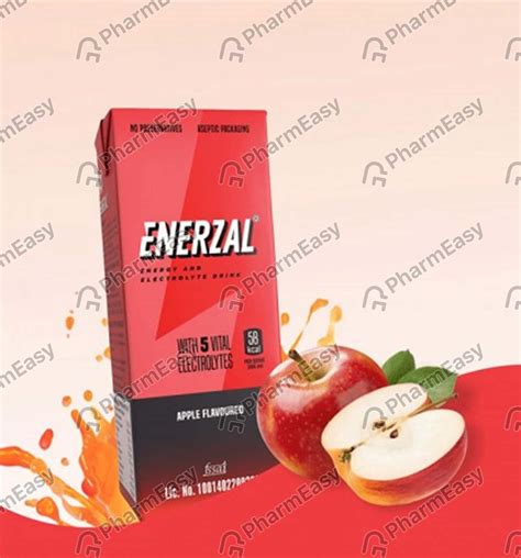 Buy ENERZAL APPLE FLAVOUR TETRAPACK OF 200ML LIQUID Online & Get Upto ...