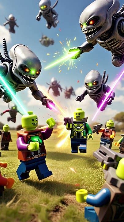 Image result for Alien vs LEGO Army