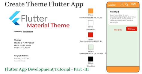 Image result for Theme Data Code in Flutter