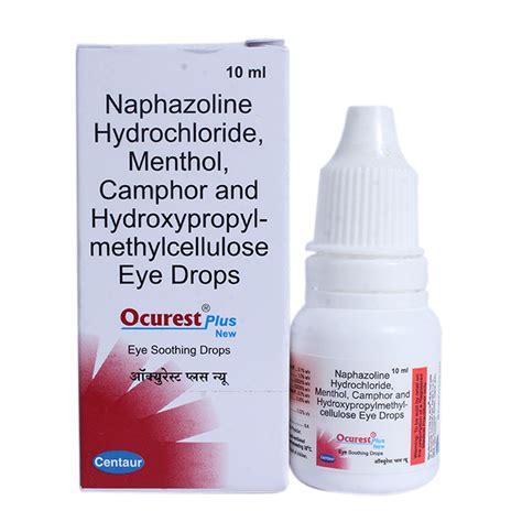 Ocurest Plus New Eye Soothing Drops 10 ml Price, Uses, Side Effects ...