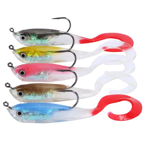 Goture Soft Lead Fish Set Kit Lots, Best Choice for Fishing Lures Baits ...