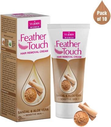 VI-JOHN Feather Touch Hair Removal Cream Sandal - (40 gm Each) Cream ...