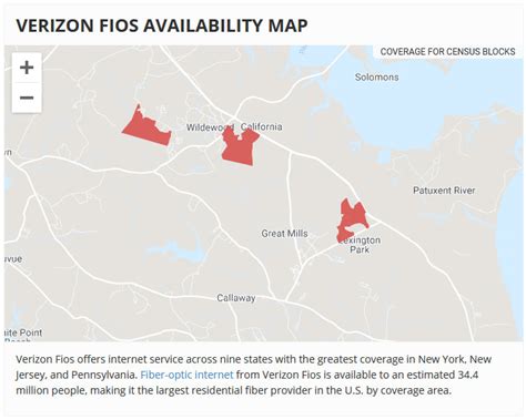 Image result for Verizon FiOS Baltimore Map