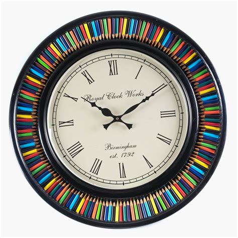 Buy VEDAS Mystical India Metal Wall Clock - 45.7cm from Vedas at just ...