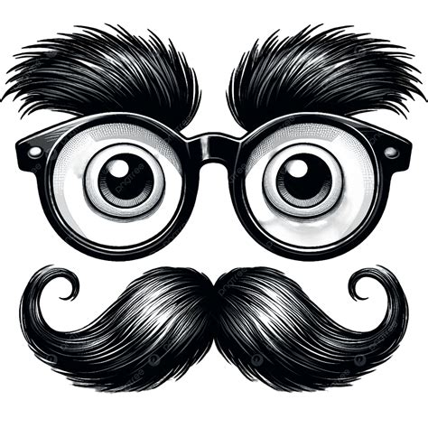 Disguise Fake Mustache And Glasses Costume Accessory Clipart, Disguise ...