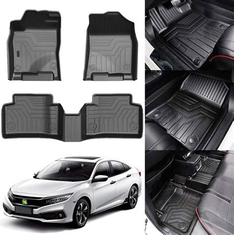 KUST Floor Mats for 2016-2021 Honda Civic Sedan/Civic Hatchback/Civic ...