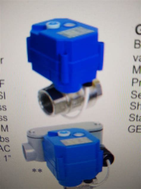 Buy Cooling Tower Bleed Off Valve 3/4 inch. Motorized Ball Valve. Model ...