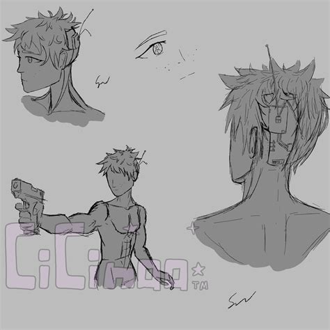 Cyborg Character Design 的图像结果