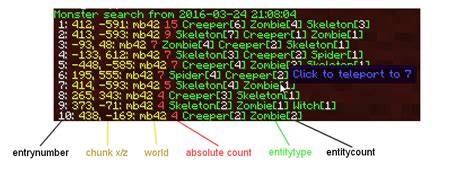 Image result for Entity Screen Minecraft Code