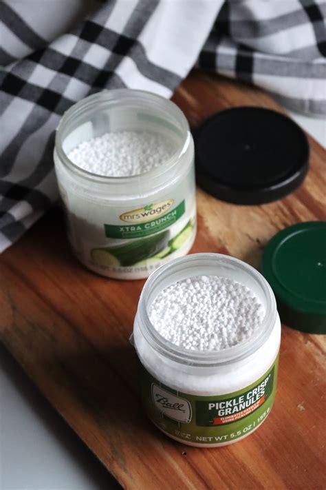 Using Calcium Chloride (Pickle Crisp or Xtra Crunch) in Home Canning ...