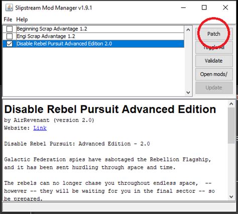 Slipstream Mod Manager Set Up 的图像结果