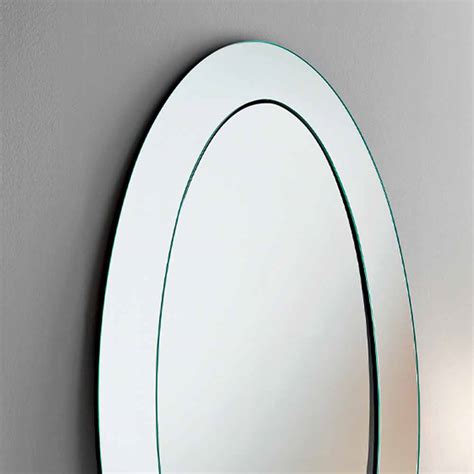 Modern Design Oval Free Standing Mirror Made in Italy