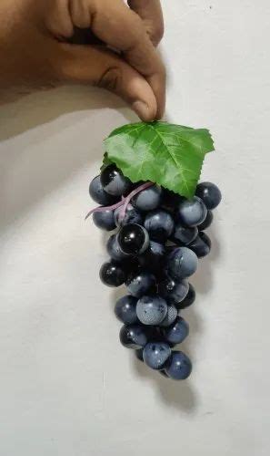 Artificial Fruit - Artificial Black Grapes Rubber Fruit (Frosted finish ...