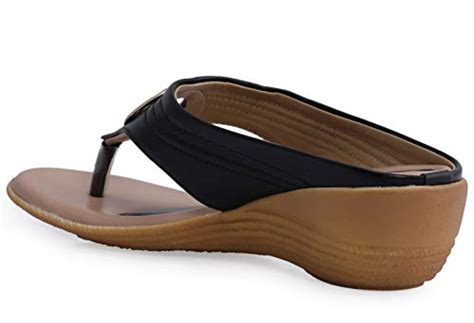 Buy Khadim's Women Black Wedge Heels - UK 7 at Amazon.in