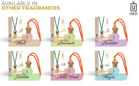 UNO AROMA Car Air Freshener Scent | Long Lasting Car Hanging Perfume ...