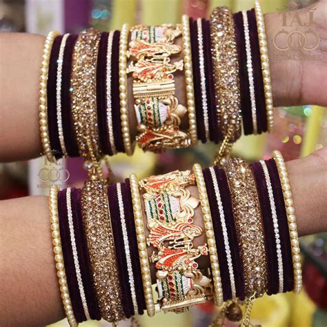 Wedding Chura Set With Beautiful Dulha Dulhan Design Kada And Latest J ...