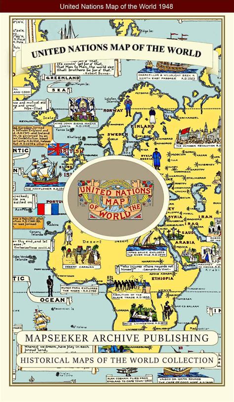 United Nations Map Of The World - Mapseeker Digital