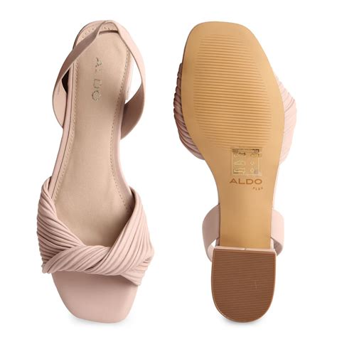 Buy Aldo Nabila Synthetic Pink Textured Sandals Online