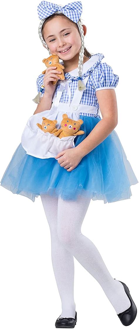 Dress Up America Goldilocks Costume for Girls - Storybook Character ...