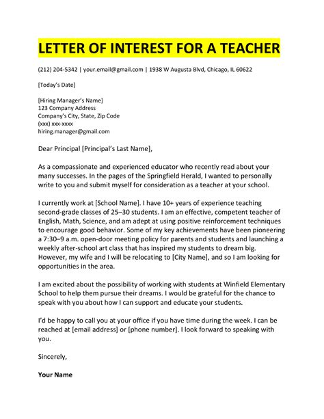 How to Write a Letter of Interest (With Samples)