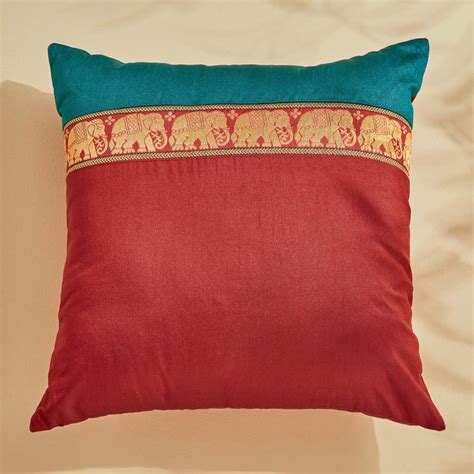 Buy Corsica Brocade Mammoth Set of 5 Elephant Brocade Cushion Covers ...