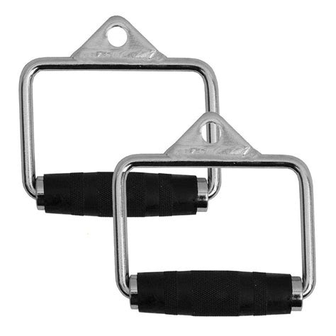 FITNESS MANIAC USA D Handle Cable Attachment, Pair, Exercise Machine ...