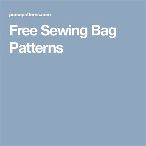 Image result for Free Sewing Bag Patterns PDF