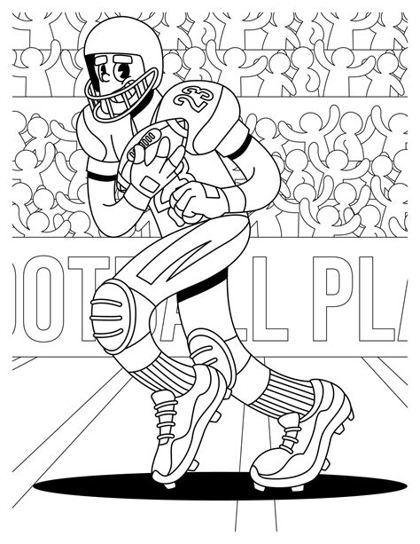 Football Game Coloring Pages