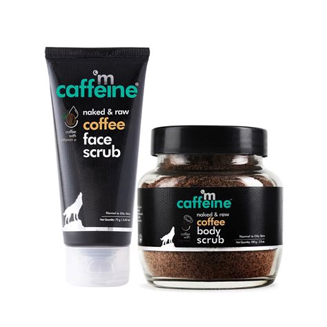 Buy mCaffeine Coffee Face & Body Scrub Combo for Tan Removal ...
