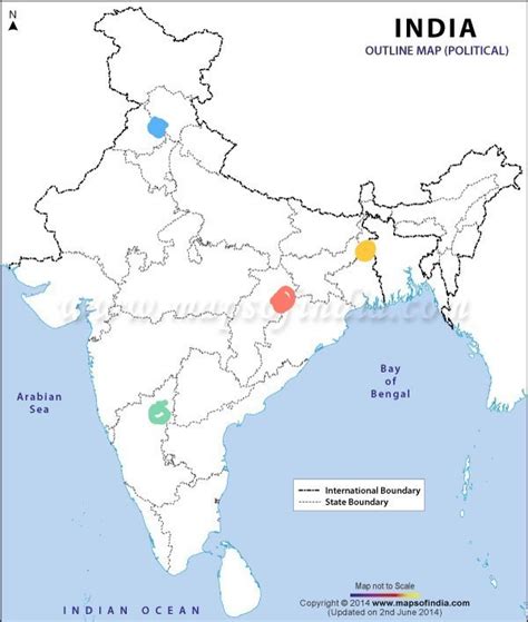 on a political map of india bhakra namgal dan, hirakund dam, tuabhard ...