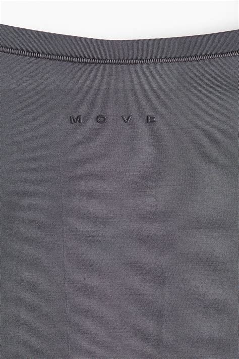 Women's Dark clay grey Sports wrap top in modal | H&M IN