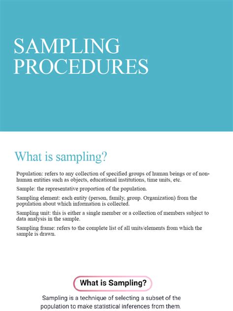 Image result for Data Sampling Procedure Example