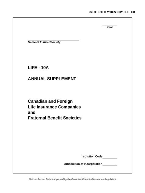 Fillable Online Affidavit Verifying Annual Return (Canadian) Fax Email ...