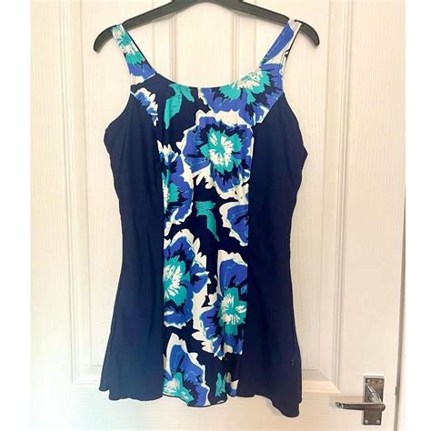 *Personal Sale* Vintage swimsuit Blue swimming... - Depop