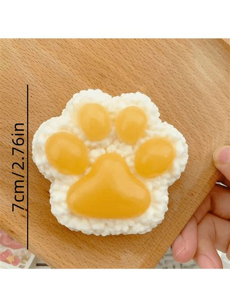 Cat Paw Mochi Squishy Toy, Oversized Silicone-Like Slow Rebound Anti ...