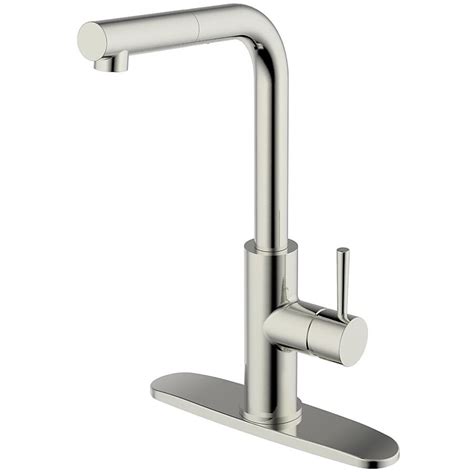 CMI Casmir Brushed nickel Single Handle Deck-mount Handle Commercial ...