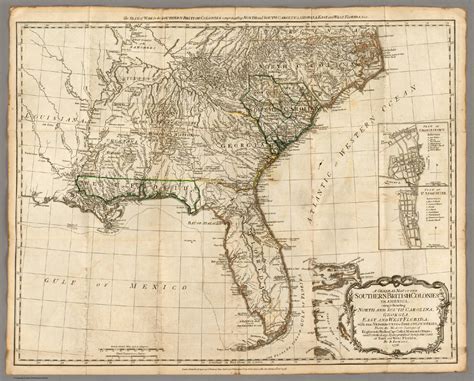 Southern Colonies Map