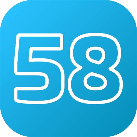 Fifty eight - Free education icons