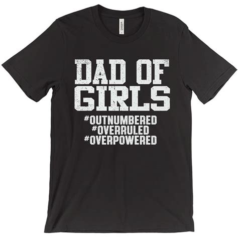 Funny Dad of Girls T-shirt: Outnumbered Father's Day Gift - Etsy