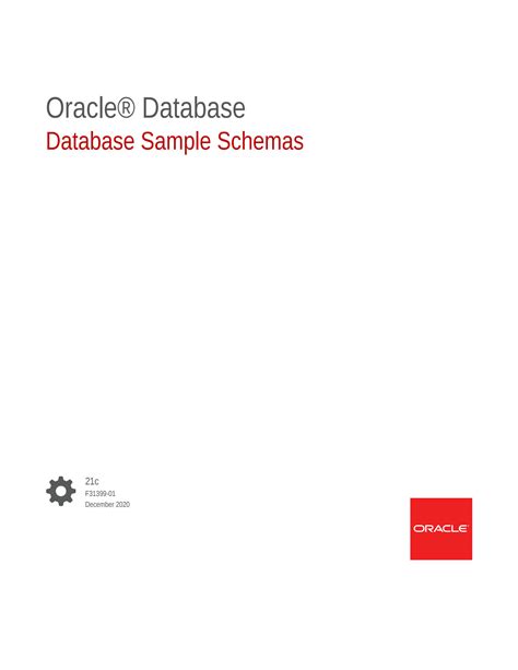 Oracle Database 21C Sample Schemas 的图像结果